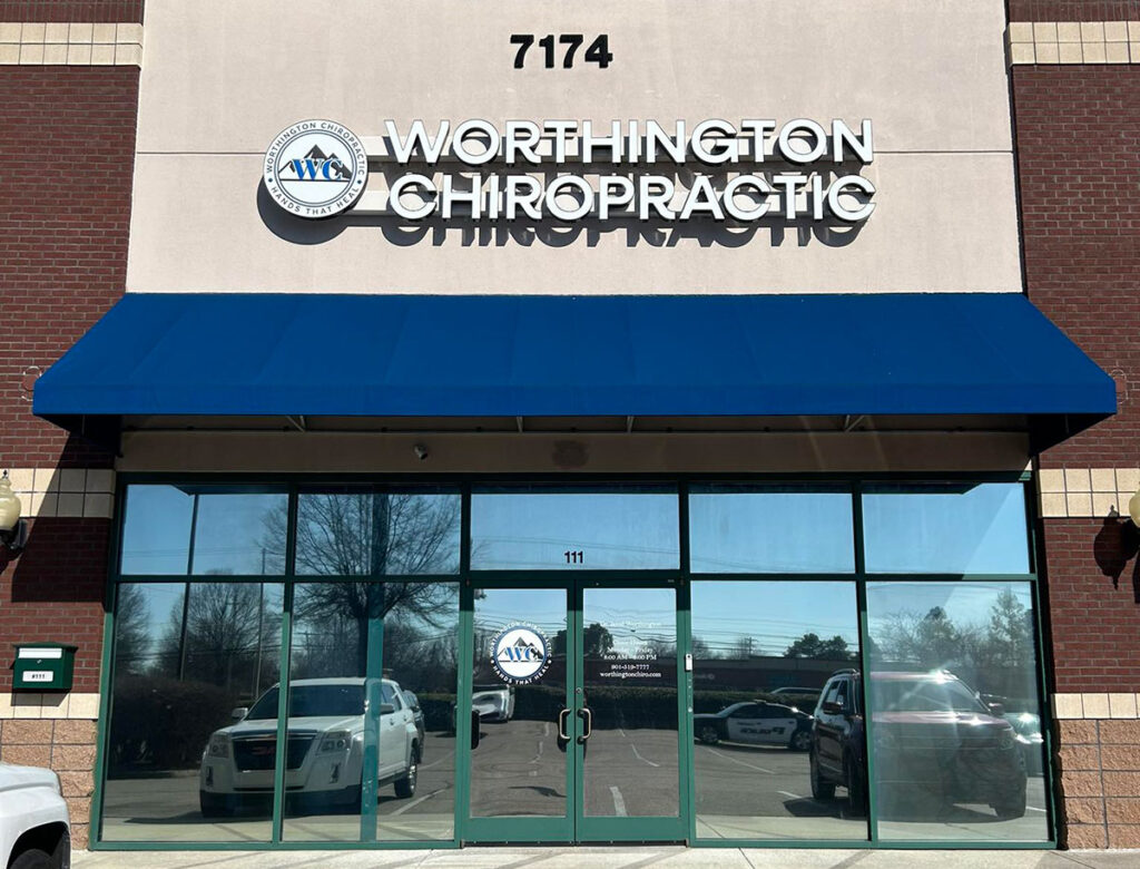 Worthington Chiropractic building entrance